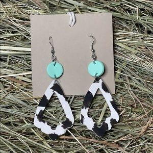 Polymer clay earrings | handmade earrings | lightweight earrings |